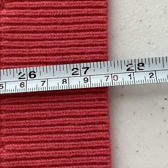 TALBOTS‎ Sweater 2X Cable Knit Lambswool Blend Coral Crew Neck Classic Timeless - Picture 9 of 9